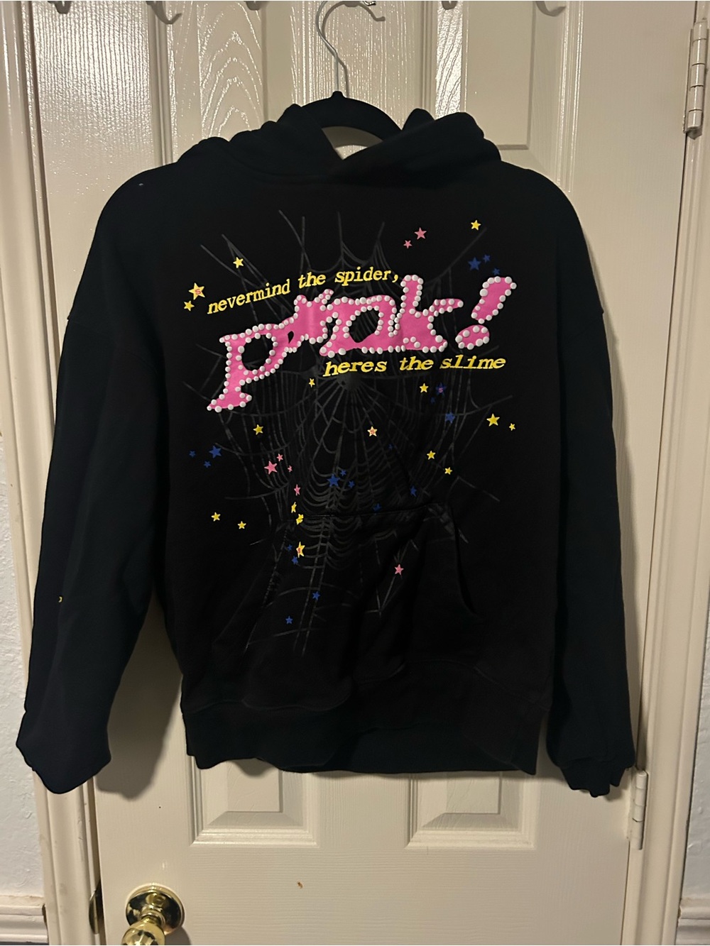 used black PINK hoodie